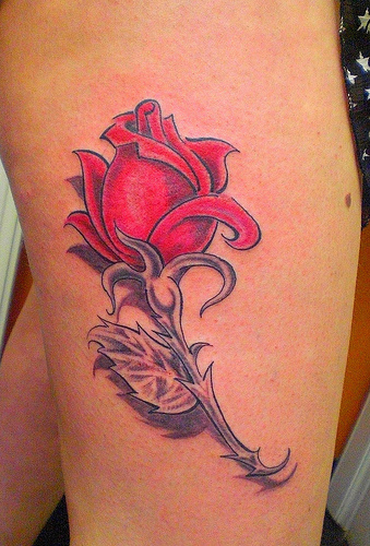 Tatuagens de rosa: