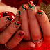 unhas decoradas para o Natal