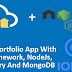 Building A Beautiful Mobile Portfolio App With IonicFramework, NodeJs, Cloudinary And MongoDB Part 1