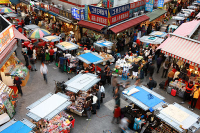 Shopping ở chợ Hàn Quốc