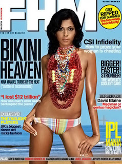 FHM, May 2008. Featuring Nina Manuel