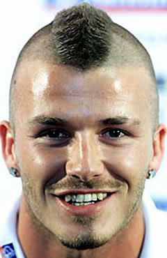Hair & Tattoo Lifestyle: David Beckham Mohawk Hairstyles 
