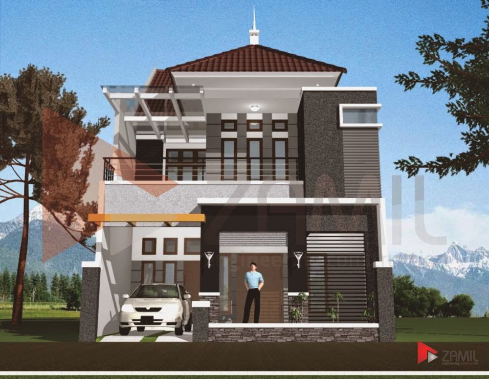 Desain Rumah Mewah Minimalis  2 Lantai