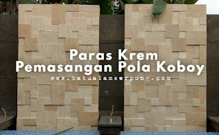 batu paras krem