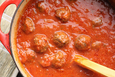 sauce tomate boulettes boudin