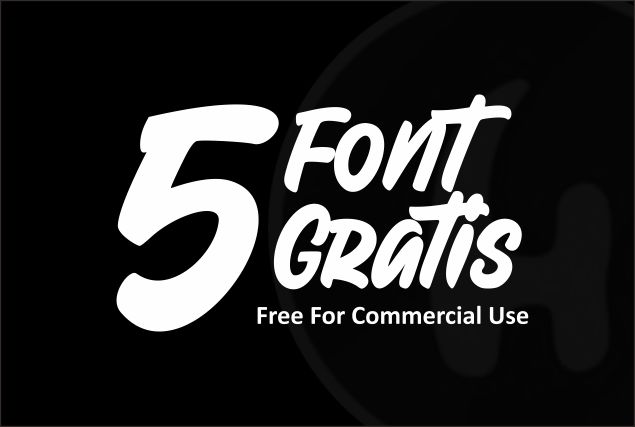  Download  5 Font  Keren  Gratis untuk Desainer Grafis Free  