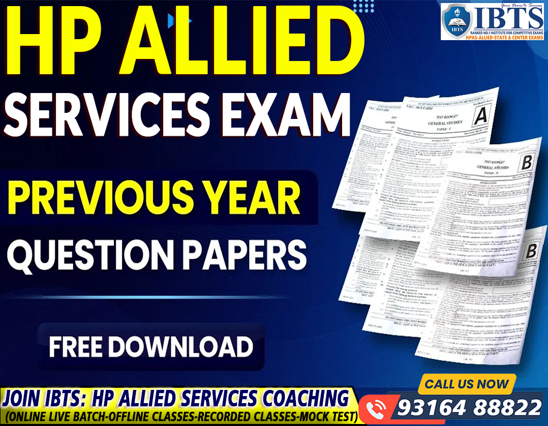 HPPSC Allied Services Previous Year Papers | Download PDF