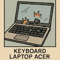 Cara Memperbaiki Keyboard Laptop Acer yang Rusak, Macet, atau Tidak Berfungsi