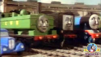 Splendid James the red engine fastest Gordon the big express engine and Henry the green locomotive