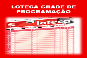 Programação da loteca 834 grade dos próximos 14 jogos