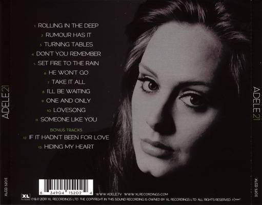 Adele 21 - Adele Song Lyrics