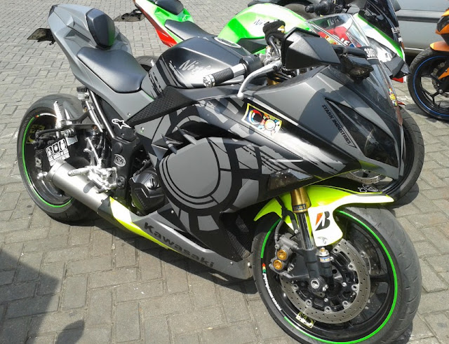 ninja 250 karbu modif moge