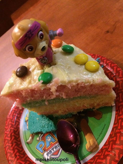 our rainbow birthday cake paw patrol 6