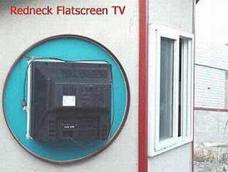 redneck flatscreen