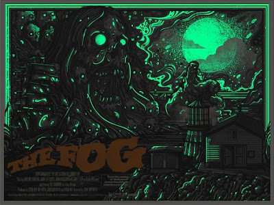 John Carpenter’s The Fog Screen Print by Drew Millward x Vice Press