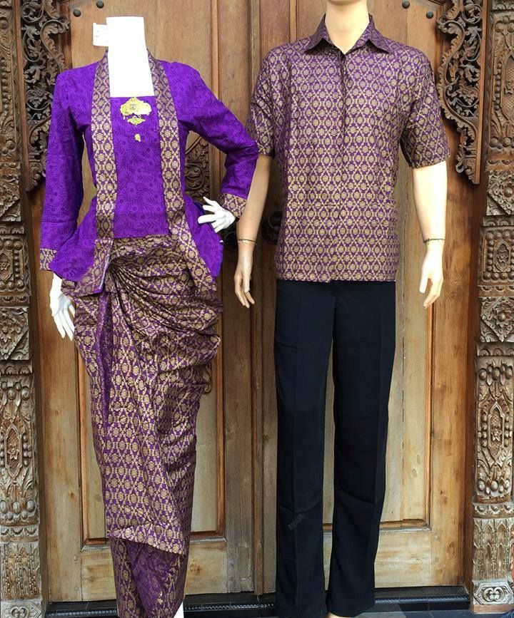  34 model baju  kebaya  batik couple modern  untuk  