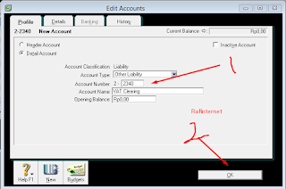 Cara membuat, mengedit, dan menghapus akun MYOB ~ SETUP AWAL MYOB