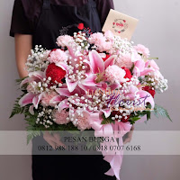 hand bouquet lily, hand bouquet murah, toko bunga jakarta,