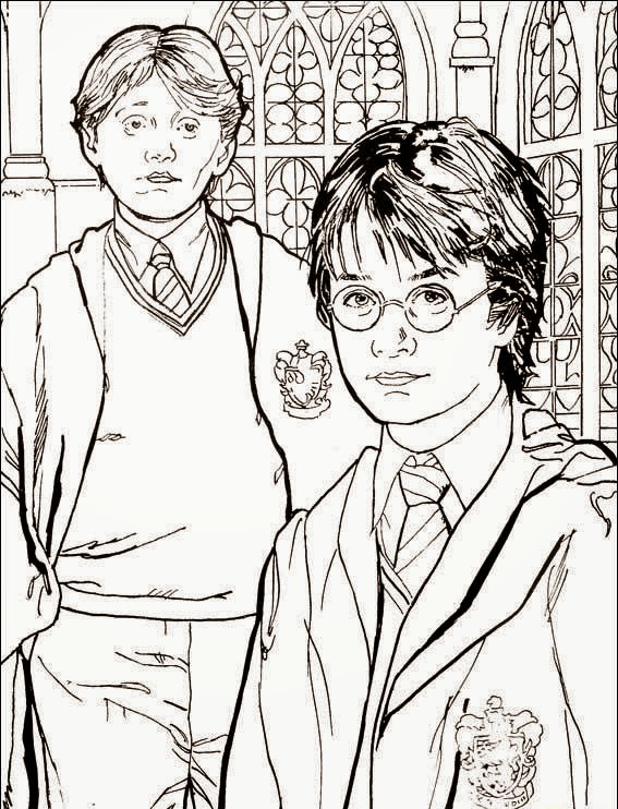 Coloring Pages: Harry Potter Coloring Pages Free and Printable