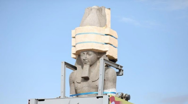 Colossus of Ramses II moved to Grand Egyptian Museum