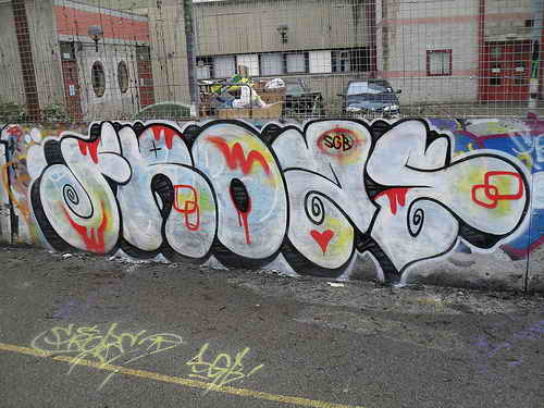 graffiti bubble letters