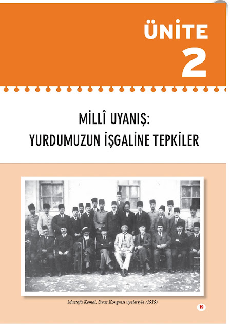 8. Sınıf İnkılap Tarihi Top Yayınları Çalışma Kitabı Cevapları Sayfa 19