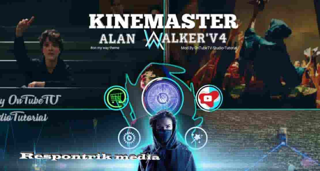 >Download Kine master Alan walker mod Apk tanpa watermark