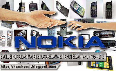 EVOLUSI NOKIA DARI MASA KE MASA SELAMA 30 TAHUN SEJAK TAHUN 1984 - 2013_by_sharehovel