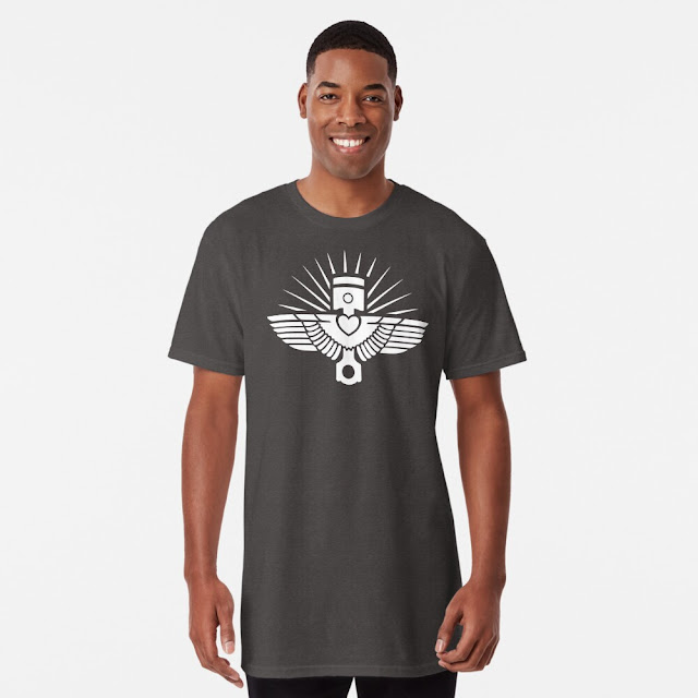 Almighty Piston God symbol t-shirt