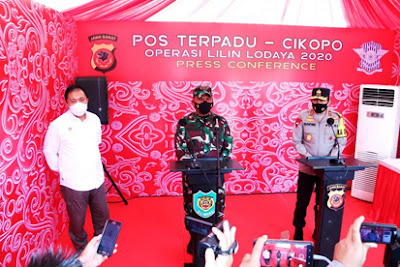 Pengecekan Pos Keamanan Natal dan Tahun Baru Oleh Kapolda Jabar Bersama Pangdam III/Siliwangi Dalam Rangka Ops Lilin Lodaya 2020