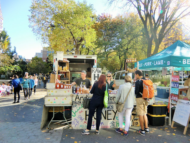 Green market - Union Square - New-York - honey