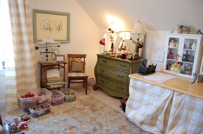 craft sewing room cottage shabby chic