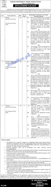 ghazi-university-dera-ghazi-khan-jobs-2021-download-application-form