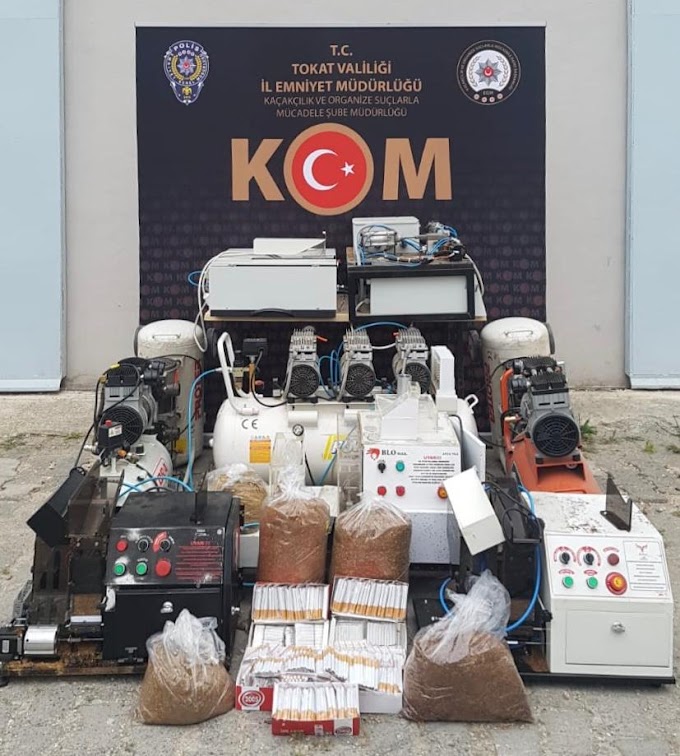 Tokat Emniyet Müdürlüğü Kaçakçılık ve Organize Suçlarla Mücadele 