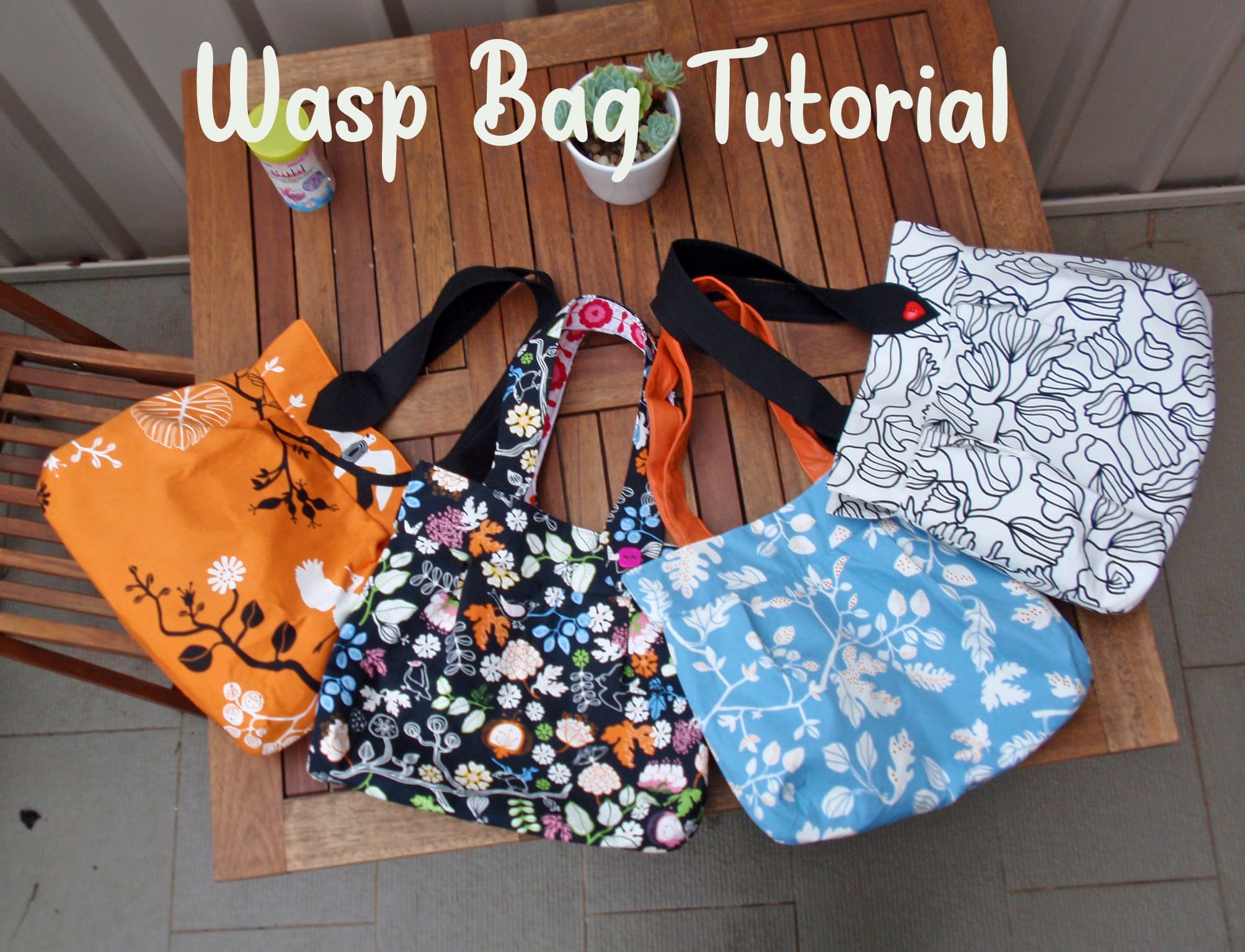 The Wasp Bag - PDF Pattern & Tutorial