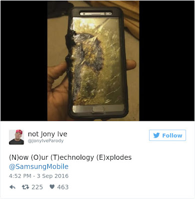 15 Meme 'Samsung Galaxy Note 7 Gampang Meledak' Ini Sukses Bikin Ngakak Fanboy Apple