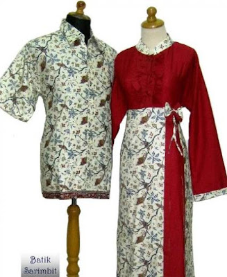 model baju batik sarimbit modis