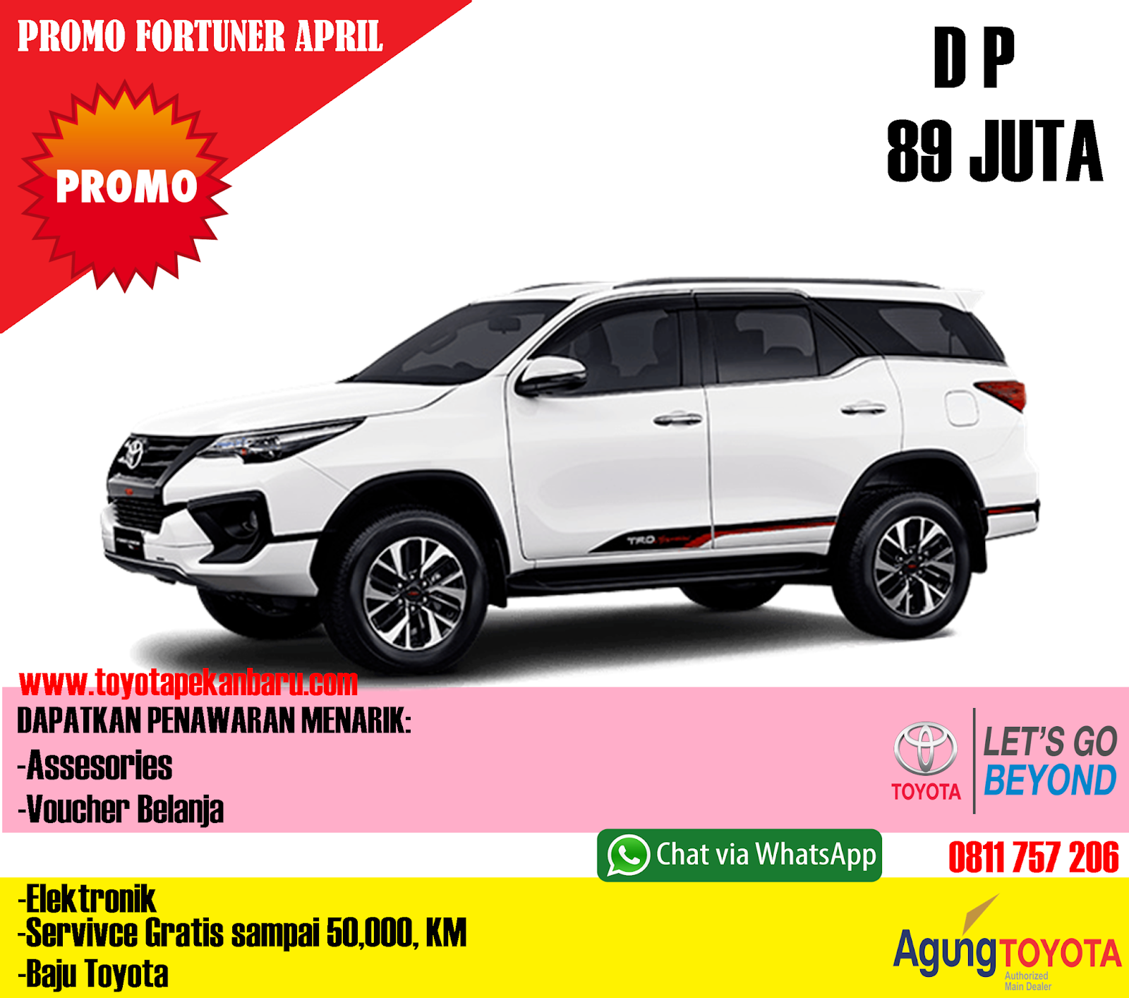 TOYOTA PROMO APRIL KHUSUS FORTUNER, PEKANBARU RIAU 2018 