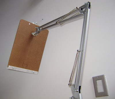 movable reading boom arm