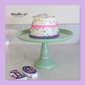 Doughnut Themed Mini Birthday Cake Decorations