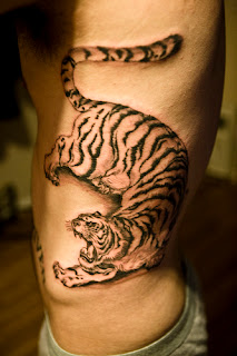 tiger tattoos, tattooing