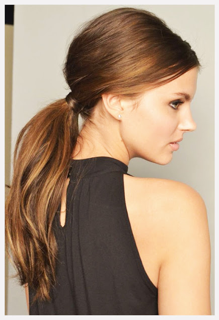 Job interview hairstyles for long straight hair