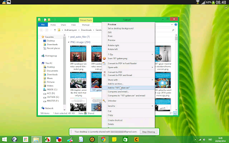 Klik kanan remote desktop