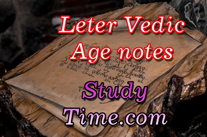 LATER VEDIC AGE