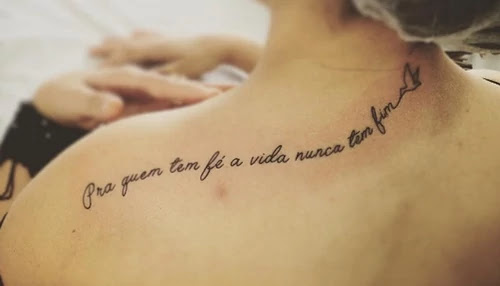 Frases para tatuagem: Dicas para você escolher a sua