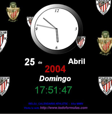 Reloj Calendario ATHLETIC