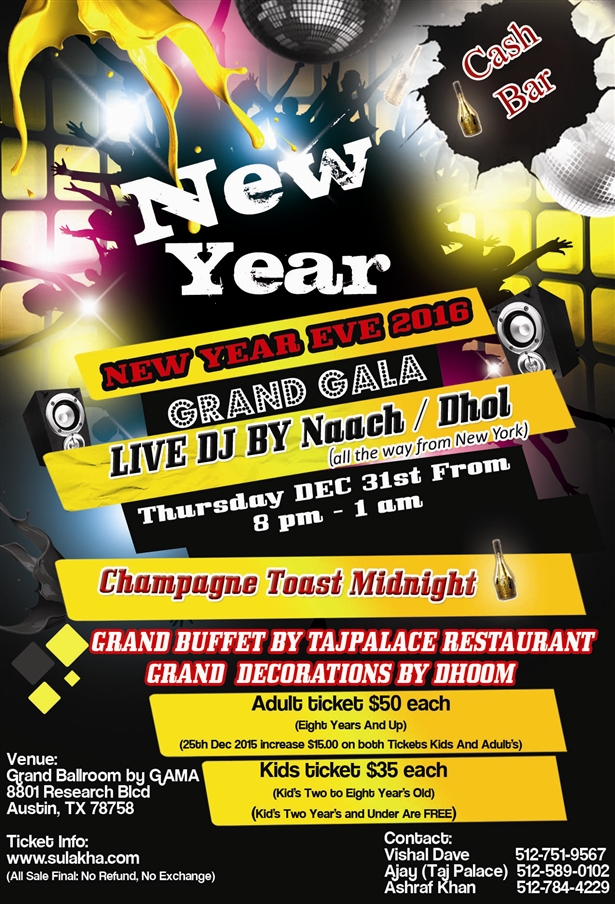  New Year Eve 2016 - Garnd Gala