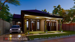 Desain Rumah  dan Toko Kelontong DESAIN RUMAH  MINIMALIS