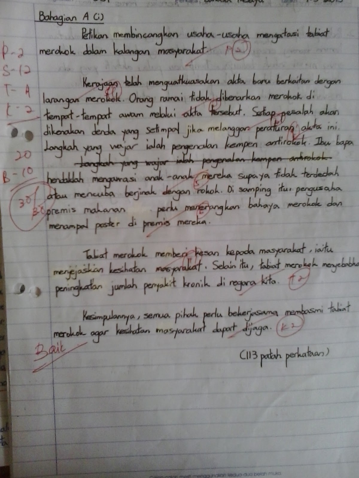 Contoh Jawapan Sejarah Kertas 3 Bab 7 Tingkatan 4 - Rosbrens