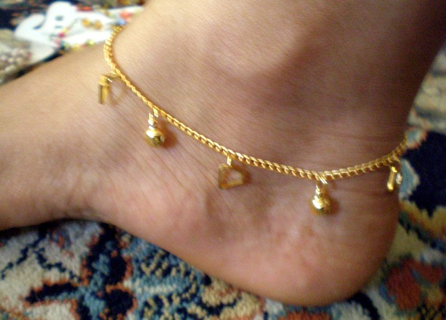 Gold Anklets